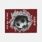 Persoonlijke speelruimte voor cadeautjes fleece deken (Voorkant (Horizontaal))