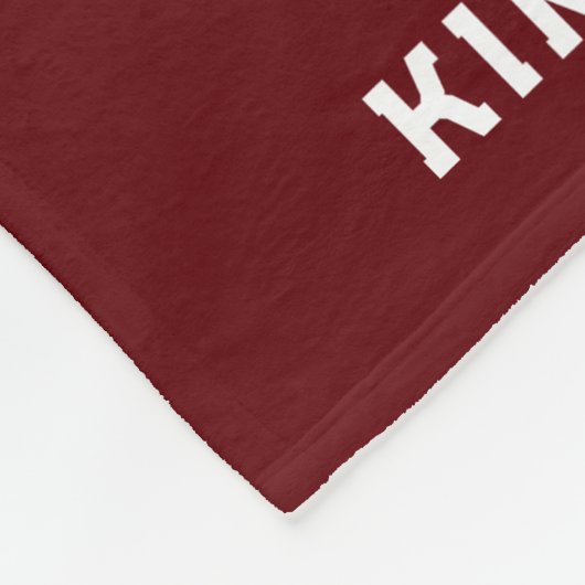 Persoonlijke speelruimte voor cadeautjes fleece deken (Hoek)