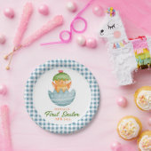 Persoonlijke speldeneieren Mijn eerste paasje Papieren Bordje (Feest)