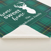 Persoonlijke speldenvakantie Tartan Clan Henderson Sherpa Deken (3/4)