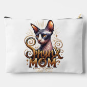Persoonlijke Sphynx Kat Moeder Moederdag Make-upta Etui (Achterkant)