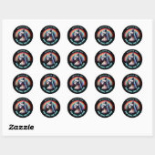 Persoonlijke Sphynx Kat Te Cool Grappig Ronde Sticker (Vel)