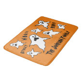 Persoonlijke spoky Halloween Ghosts Bath Mat (Gekanteld)
