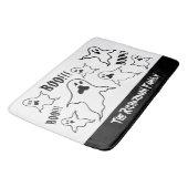 Persoonlijke spoky Halloween Ghosts Bath Mat (Gekanteld)