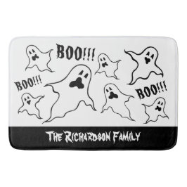 Persoonlijke spoky Halloween Ghosts Bath Mat