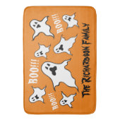 Persoonlijke spoky Halloween Ghosts Bath Mat (Voorkant Verticaal)