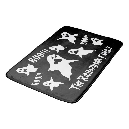 Persoonlijke spoky Halloween Ghosts Bath Mat (Gekanteld)