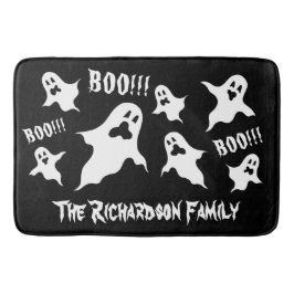 Persoonlijke spoky Halloween Ghosts Bath Mat