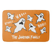Persoonlijke spoky Halloween Ghosts Bath Mat (Voorkant)