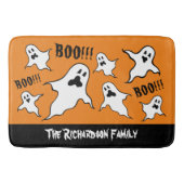 Persoonlijke spoky Halloween Ghosts Bath Mat (Voorkant)
