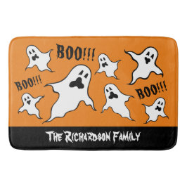 Persoonlijke spoky Halloween Ghosts Bath Mat