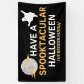 Persoonlijke Spooktaculaire Halloween Banner (Verticaal)