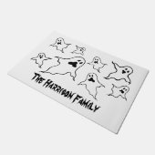 Persoonlijke Spooky Halloween Ghosts Doormat Deurmat (Schuin)