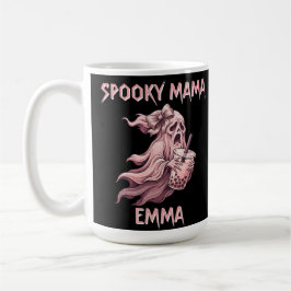 Persoonlijke Spooky Mama Coquette Boba Roze Geest Koffiemok