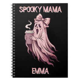 Persoonlijke Spooky Mama Coquette Koffie Geest Notitieboek