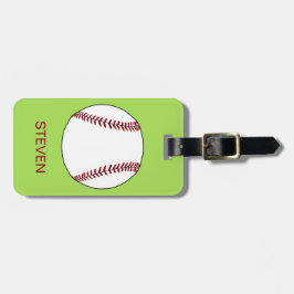Persoonlijke sport Baseball Bagagelabel