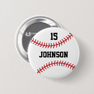 Persoonlijke sport Baseball / Softball Button