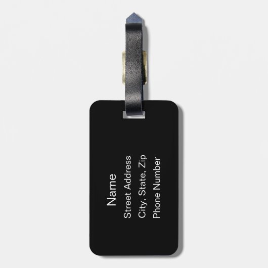 Persoonlijke sport Basketball Bagagelabel (Achterkant verticaal)