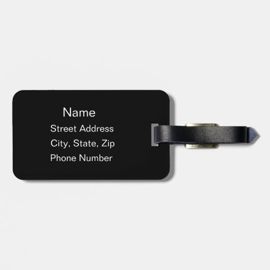 Persoonlijke sport Basketball Bagagelabel (Achterkant horizontaal)