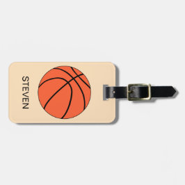 Persoonlijke sport Basketball Bagagelabel