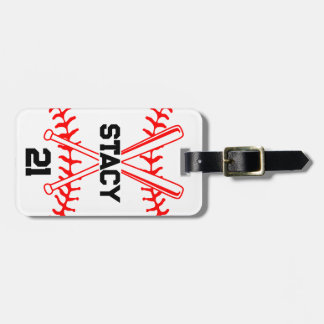 Persoonlijke Sport Honkbal Knuppels Bagage Label