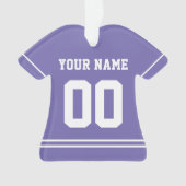 Persoonlijke sport Jersey Style Ornament (voorkant)