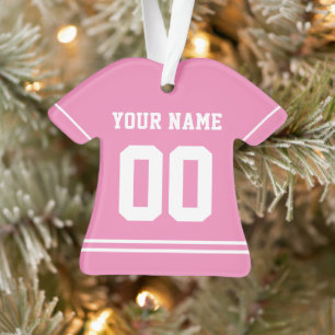 Persoonlijke sport Jersey Style Ornament