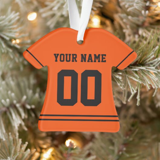 Persoonlijke sport Jersey Style Ornament (Boom)
