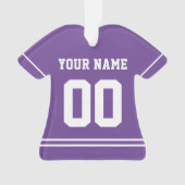 Persoonlijke sport Jersey Style Ornament (voorkant)