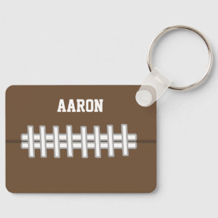 Persoonlijke sport voetbal sleutelhanger cadeau 