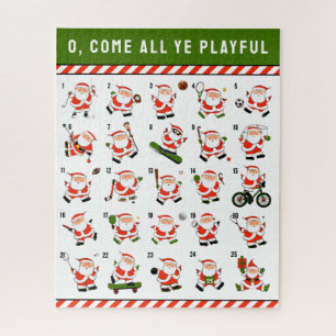 Persoonlijke sport voor feestdag Gift Jigzaag Puzz Legpuzzel