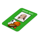 Persoonlijke Sportfoto Magnet Magneet (Linkerzijde)