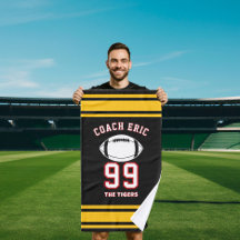 Persoonlijke sporthanddoek | Aangepaste voetballer
