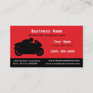 Persoonlijke sportmotor / hoogwaardige motorfiets visitekaartje