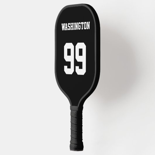 Persoonlijke Sportnaam en -nummer Pickleball Paddle (Links)