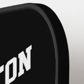 Persoonlijke Sportnaam en -nummer Pickleball Paddle (Links Detail)