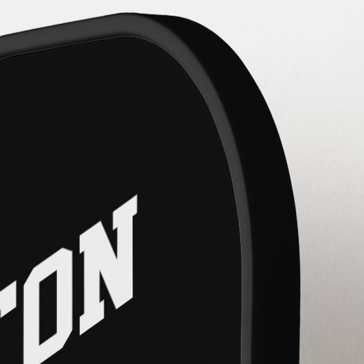 Persoonlijke Sportnaam en -nummer Pickleball Paddle (Links Detail)