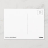 Persoonlijke spraakballon leuk retro stripboek briefkaart (Achterkant)