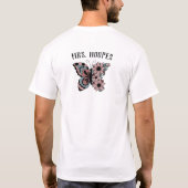 Persoonlijke spraakpatholoog Butterfly T-shirt (Achterkant)