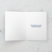 Persoonlijke springende blauwe dolfijnen kaart (Binnen)