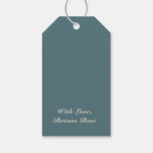 Persoonlijke Sprookjes Prinses Kunst Cadeaulabel (Achterkant)