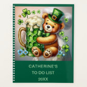 Persoonlijke ST. PATRICK'S DAG BEER AFBEELDING Planner (Voorkant)