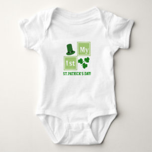Persoonlijke St.Patrick's Day Baby Jersey Bodysuit