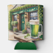 Persoonlijke St. Patrick's Day Bar Pub Feest Blikjeskoeler (Achterkant)