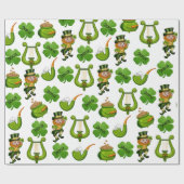 Persoonlijke St. Patrick's Day Cadeaupapier (Vlak)
