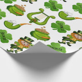 Persoonlijke St. Patrick's Day Cadeaupapier (Hoek)