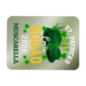 Persoonlijke St. Patrick's Day Cruise Squad Deur Magneet (Horizontaal)