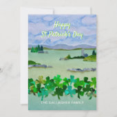 Persoonlijke St Patrick's Day Feestdagenkaart (Voorkant)