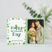 Persoonlijke St. Patrick's Day Fotokaart Kaart (Staand voorkant)