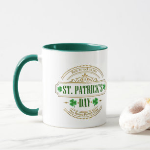 Persoonlijke St. Patrick's Day I Geluk van de Iere Mok